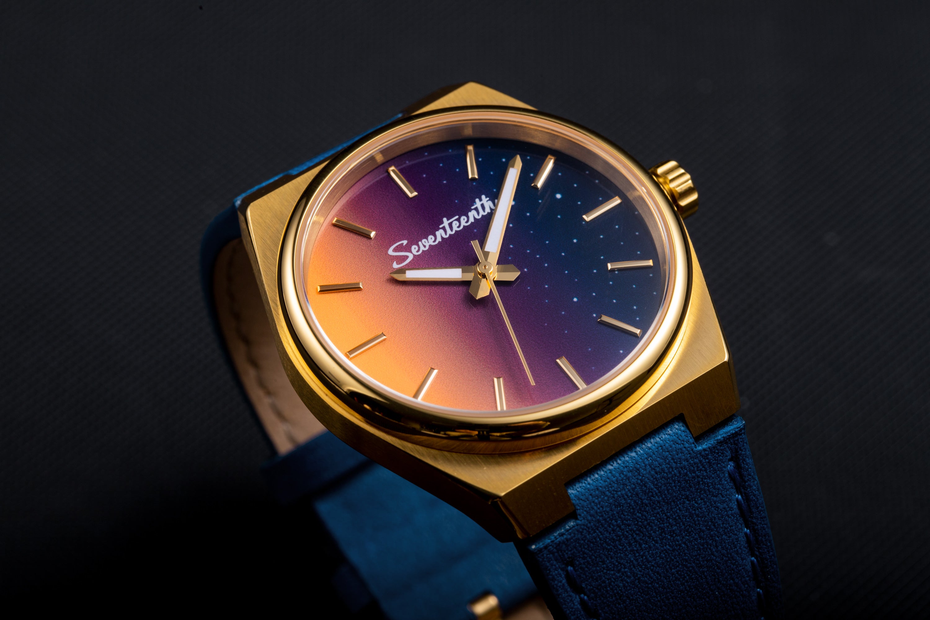 Seventeen24h　腕時計 Gold Daybreak – Seventeenth Watches