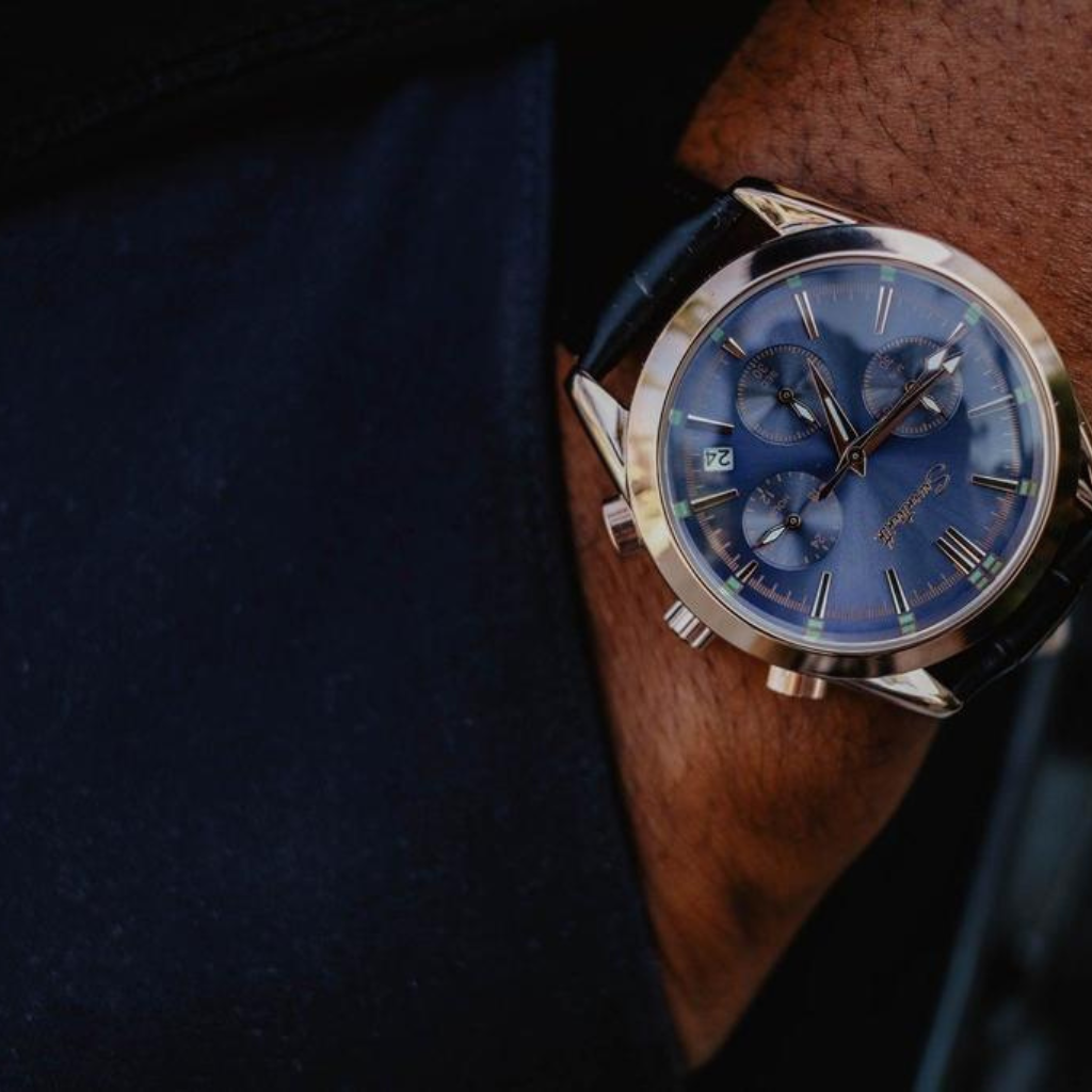 A. Leather Strap Blue S2
