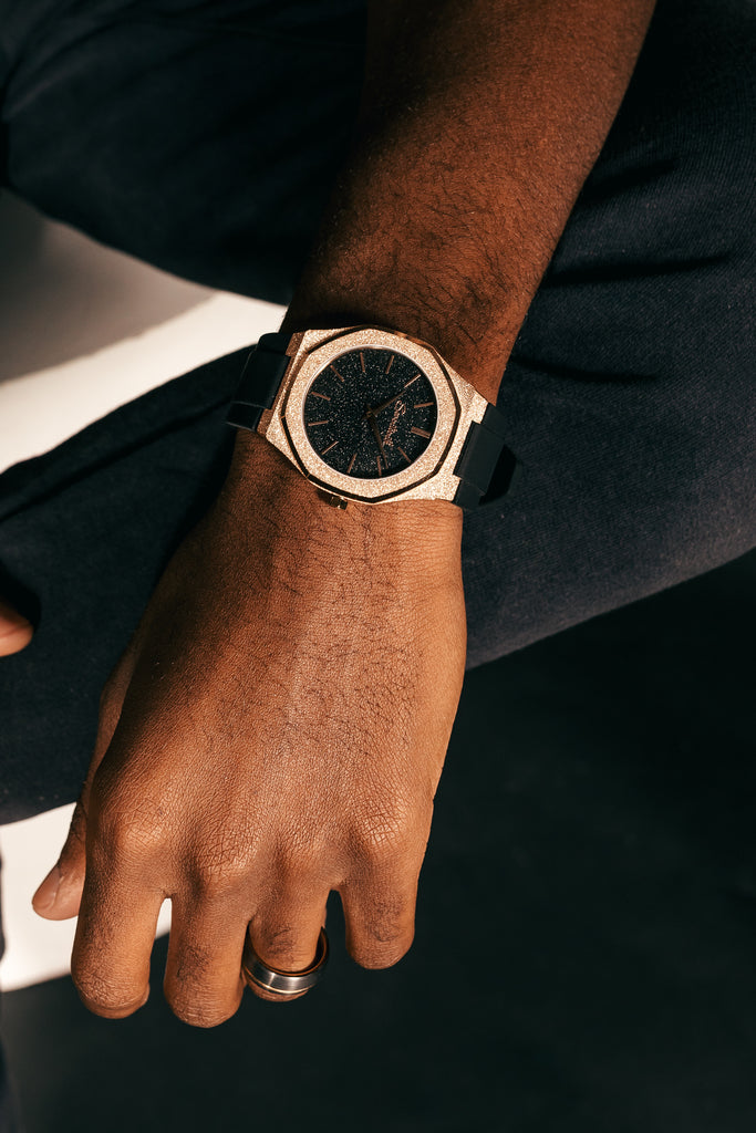 The Black & Rose Gold Chronos